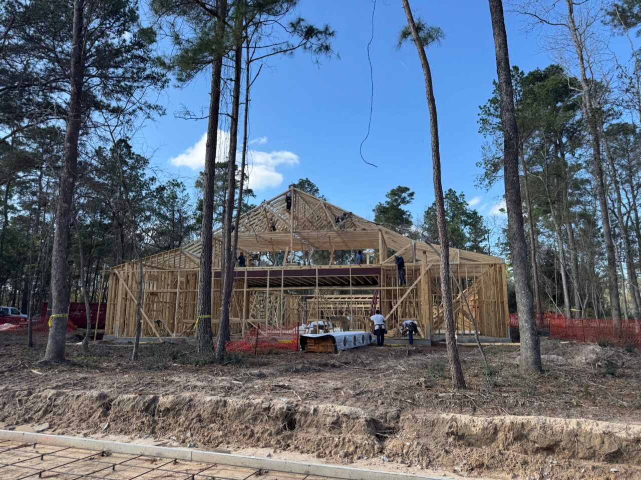 Two Step Hall under construction